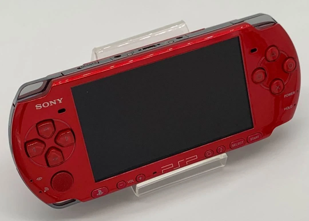 Used PSP-3000RR Sony PlayStation Portable Radiant Red Handheld 