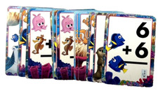 Disney Pixar - Addition Flash Cards - Disney Characters - Educational Math Tool