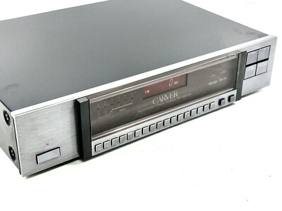 Vintage Carver TX-11 Quartz Synthesized Stereo AM/FM Tuner €Power
