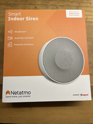 Netatmo Smarte Innen Alarmsirene mit App Steuerung (110dB)