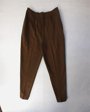 ESPRIT Leggings Pants Women M Brown Vintage High Rise Tapered Leg Cotton NWT