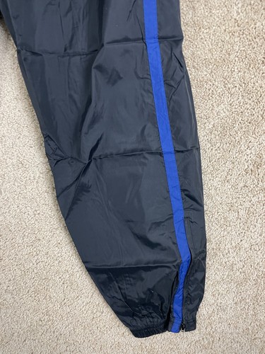 Vintage Nautica Sport Tech Jogger Pants Mens 31x30 Drawstring Tapered Logo Black - Picture 6 of 13