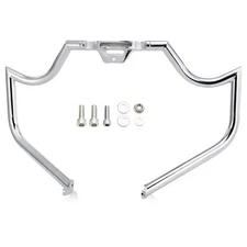 1-1/4" Fat Boy Fat Bob Meathook Engine Guard Crash Bar for Softail 2018-2023