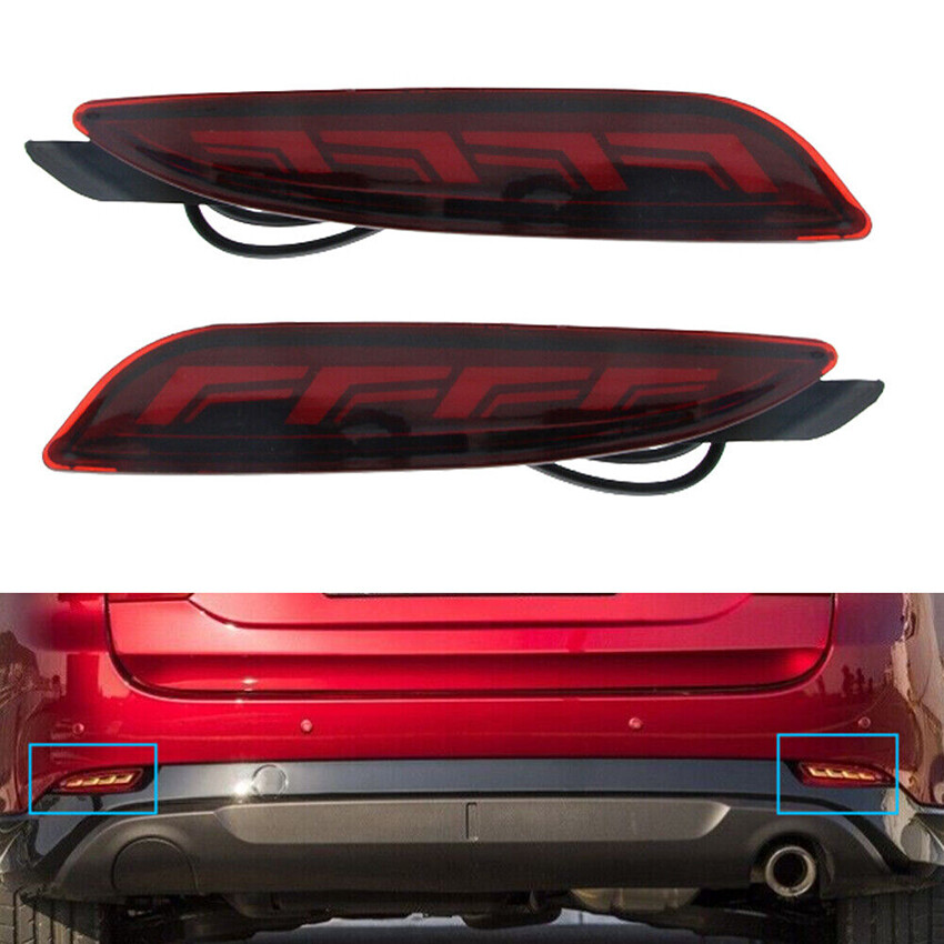 For Mazda CX-5 2022-2024 LED Rear Fog Light Tail Bumper brake