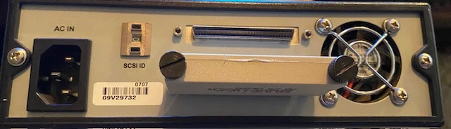 Used-Tested-Sony AIT4 SDX-900V Ext StorStation Tape Drive w/terminator, PWR cbl - Image 4 of 4