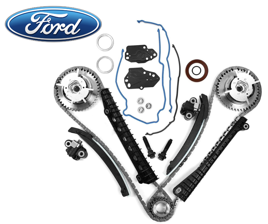 Timing Chain Kit & Cam Phasers for Ford 5.4L Triton 3V F150 Expedition