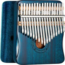 Kalimba Thumb Piano 17 Keys Finger piano (Blue) Blue 
