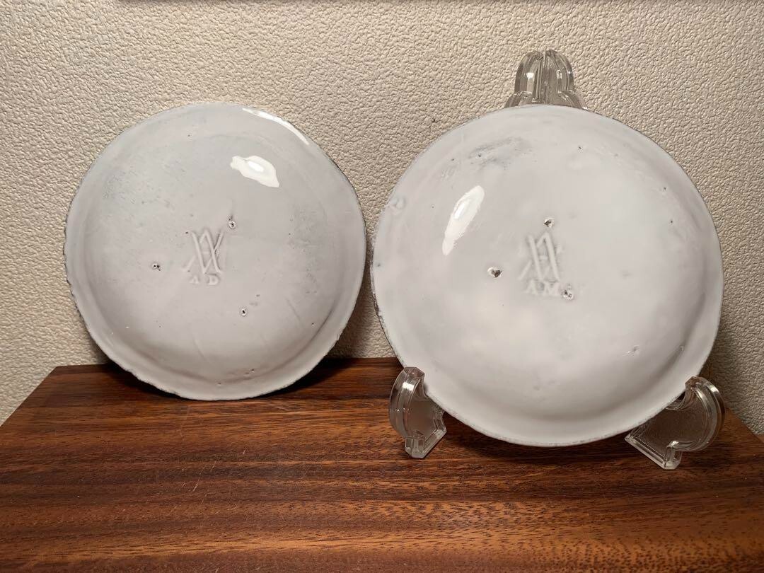 ASTIER de VILLATTE SIMPLE Series small plate set of 2 good