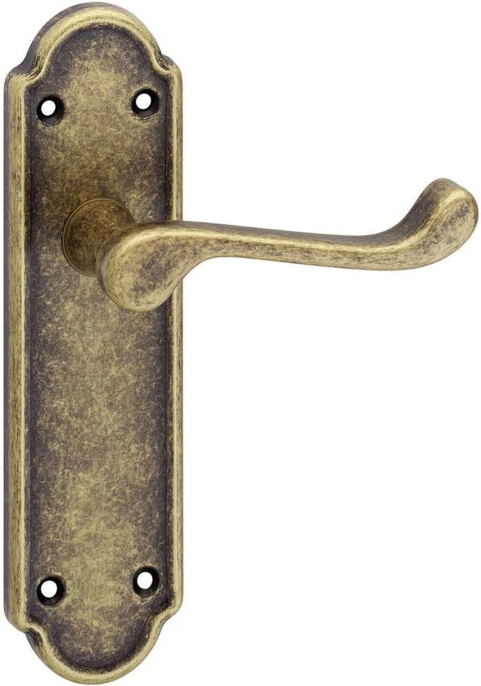 10X Urfic Ashworth Latch Door Handles in Antique Effect Copper RRP £39.99. BNIB. - Image 2 of 4