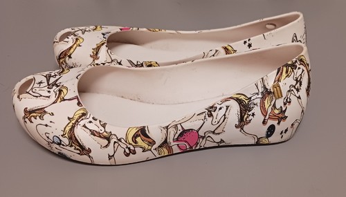 Mel Dreamed by Melissa Unicorn Ballet Style Shoe Size 12 Youth - Picture 2 of 6