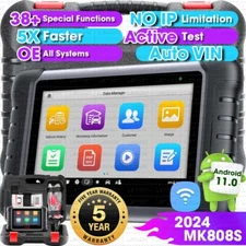 2024 Autel MaxiCOM MK808S Bidirectional Car Diagnostic Scanner Tool K~ey Coding