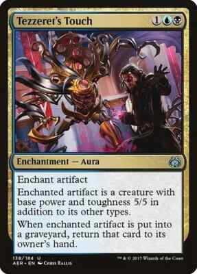 TEZZERET'S TOUCH X 4 N/M- AETHER REVOLT MAGIC THE GATHERING