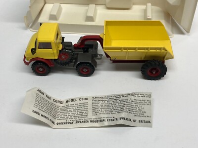 CORGI MAJOR Toys 1145 MERCEDES BENZ UNIMOG 406 W/ GOOSE DUMPER in