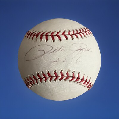 Pete Rose Signed Autograph 4256 Major League Baseball PSA DNA | eBay