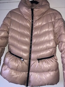 pink moncler coat
