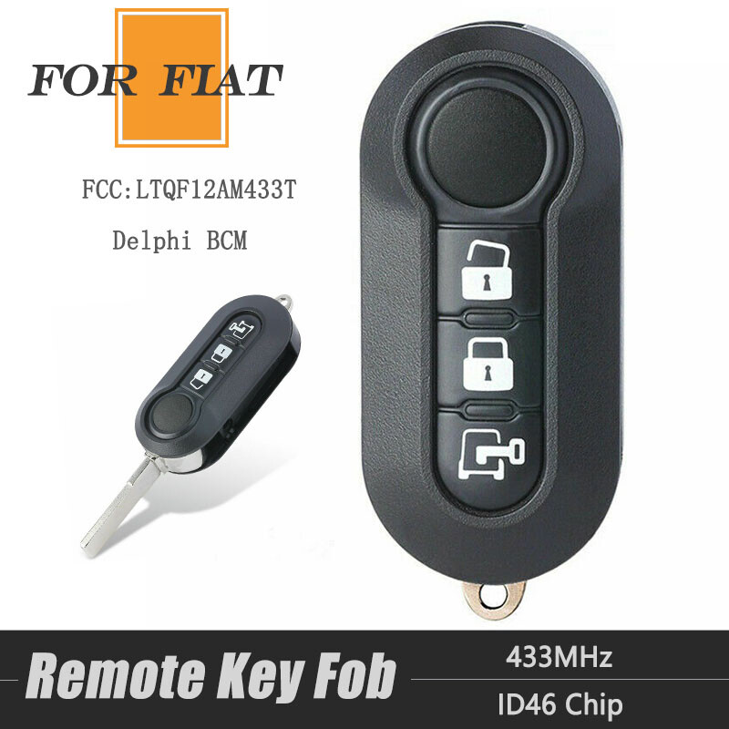 2012-2017 FIAT 500 KEYLESS ENTRY REMOTE SMART KEY FOB - Foto 6