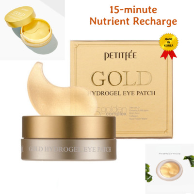 [PETITFEE] KOELF Gold Hydrogel Eye Patch (60pcs) Authentic Brand