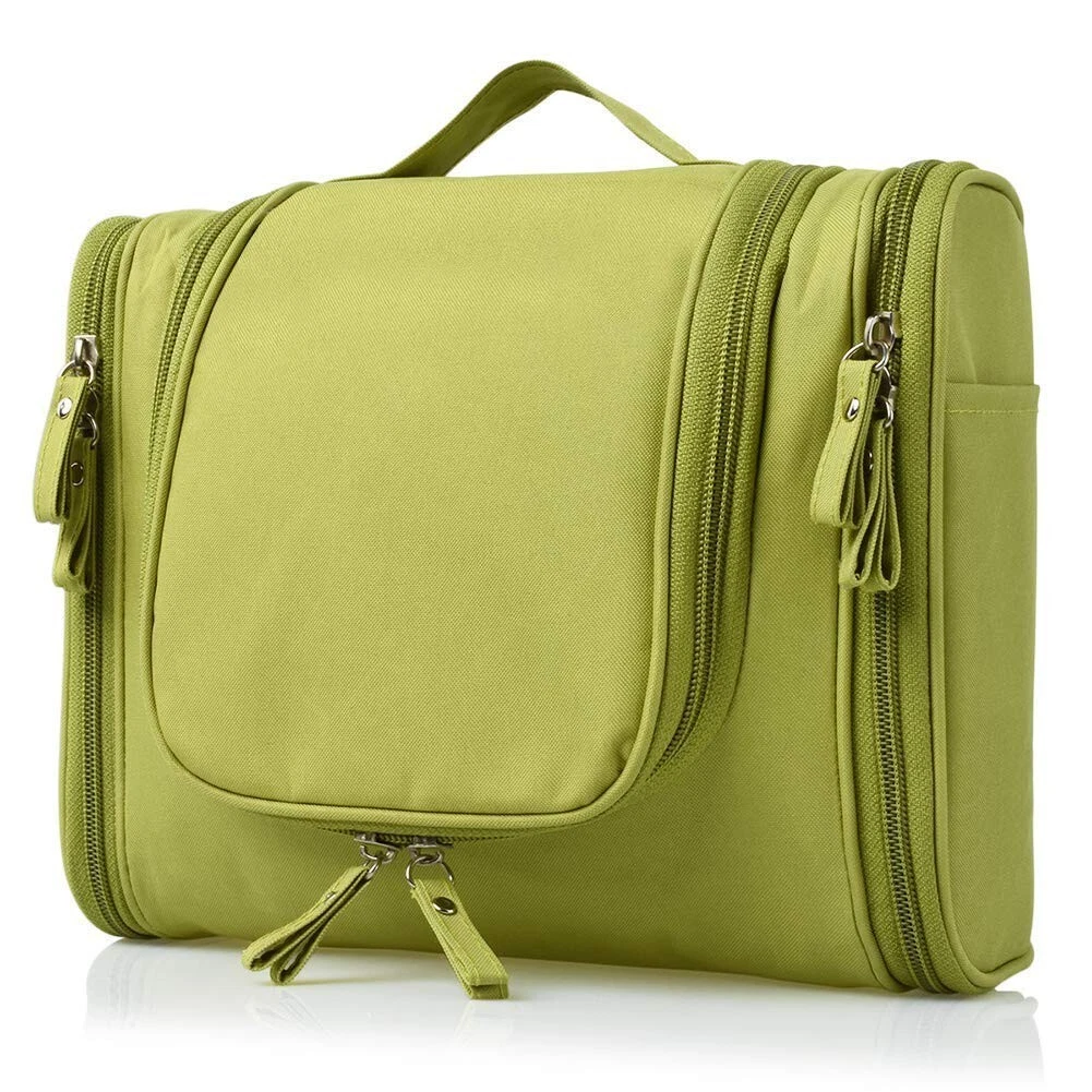 Travel Toiletry Bag for Women Makeup Pouch Organizer Vanity Pouch Bag Green