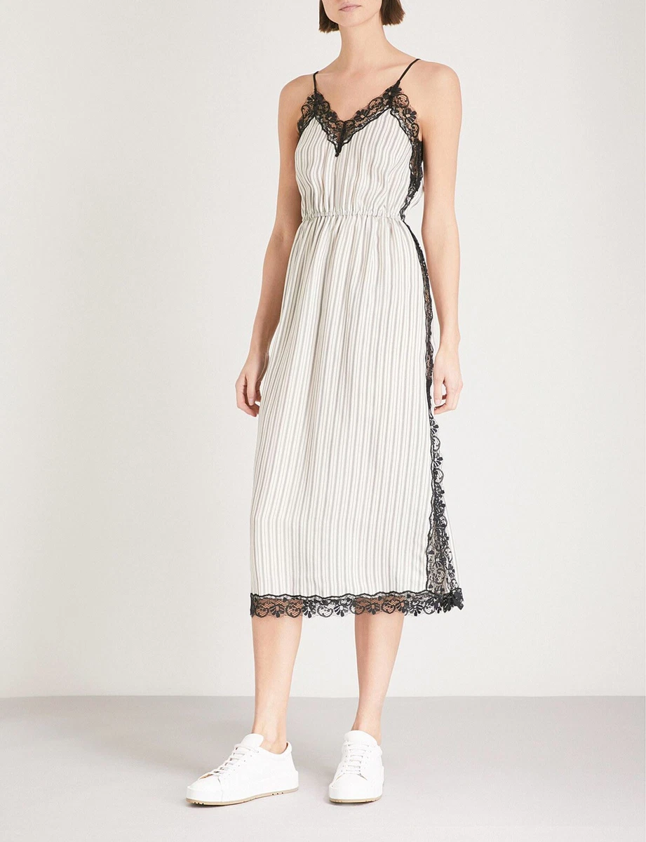 Sandro white cheap lace dress