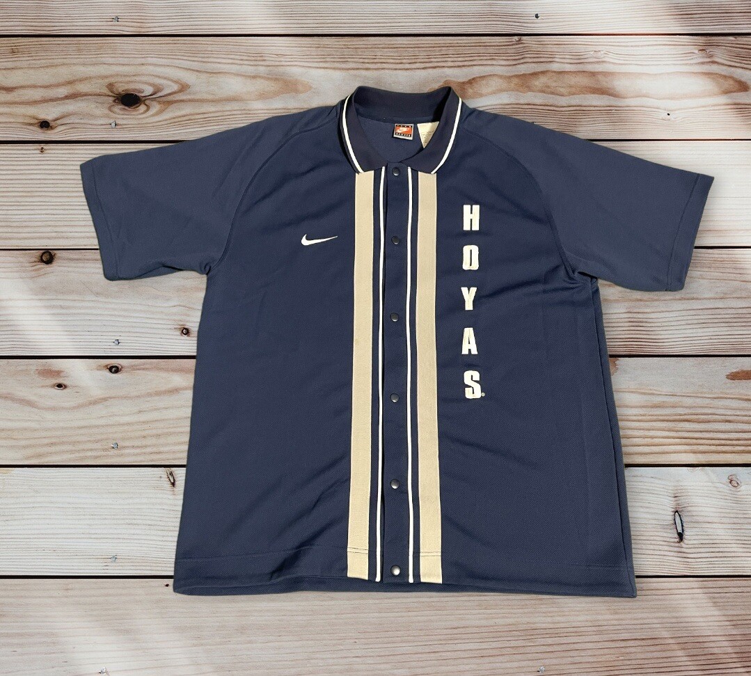 Vintage 90’s Team Nike Georgetown Hoyas NCAA Basketball Warm-Up Jersey Mens  XL