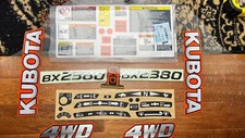 *OEM Kubota BX 2380 Tractor BX Decals Kit Tractor Sticker FULL SET+Applicator