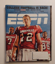 2007 ESPN MAGAZINE - Urrutia, Brohm, Douglas Louisville Cardinal Cover August 27 2007 ESPN MAGAZINE - Urrutia, Brohm, Douglas Louisville Cardinal Cover August 27