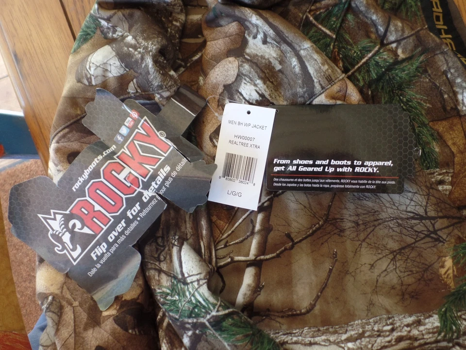 Rocky Broadhead Realtree Xtra Mens WP Odor Control Jacket NWT's Lg. MSRP-$299.99 - Image 4 of 4