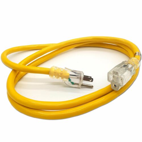 12 Gauge Heavy Duty Lighted Extension Cords SJTW Indoor / Outdoor 15-Amp Cord - Picture 10 of 22