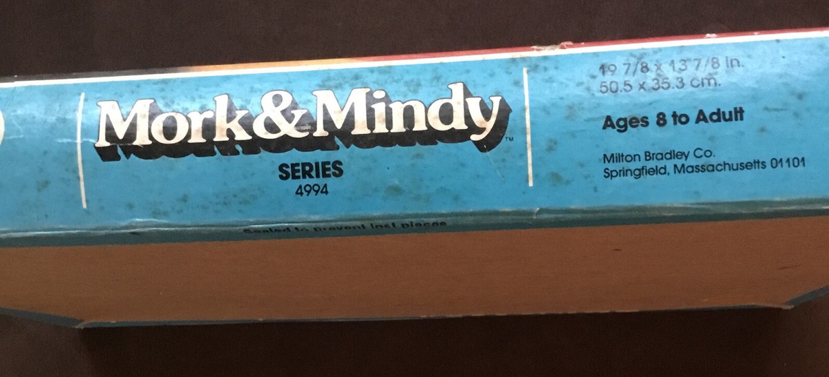 1978 MB Milton Bradly 250 Pieces Mork & Mindy Jigsaw Puzzle