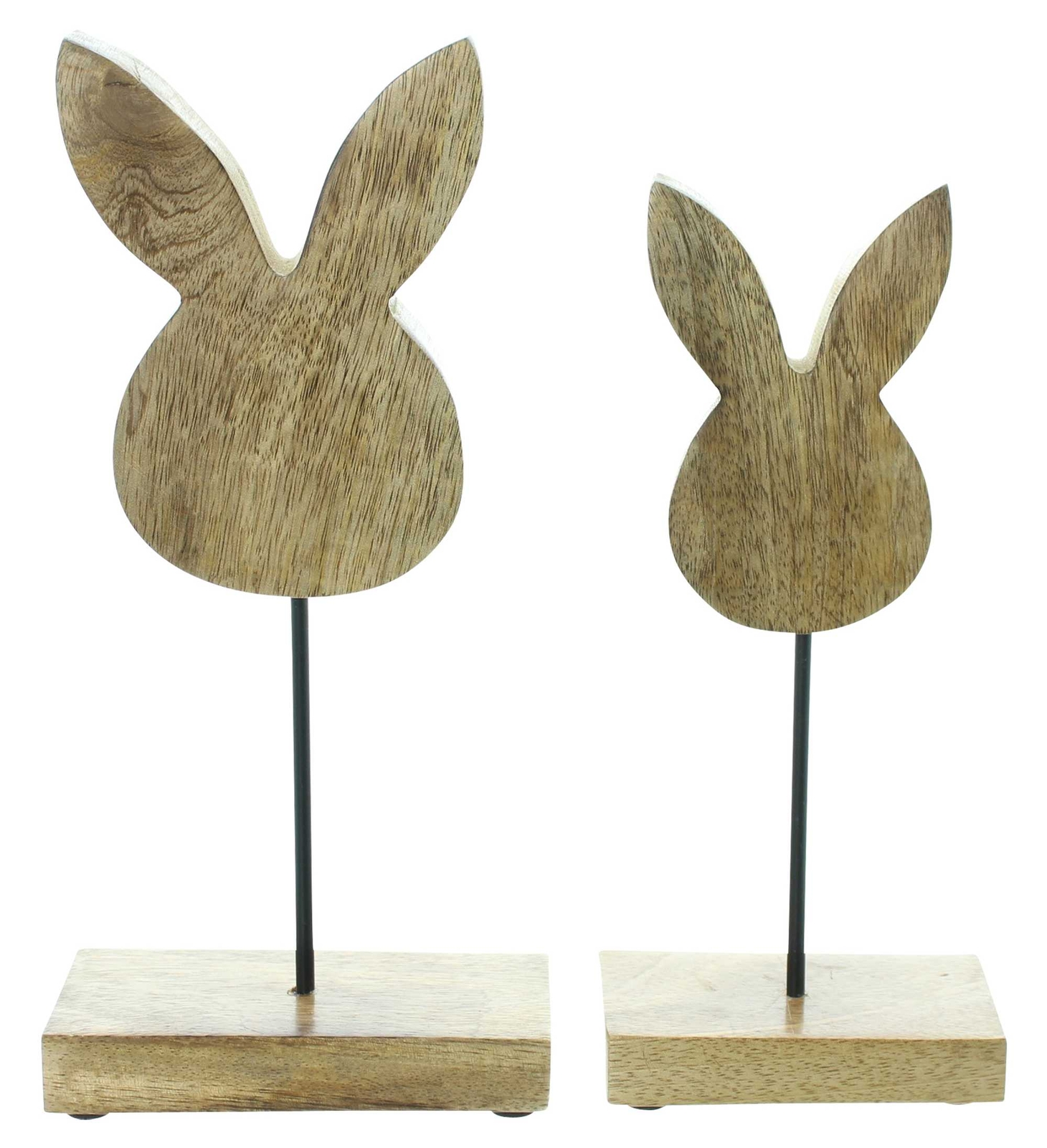Decoración De Pascua Con Conejo Set De 2 Figuras De Primavera