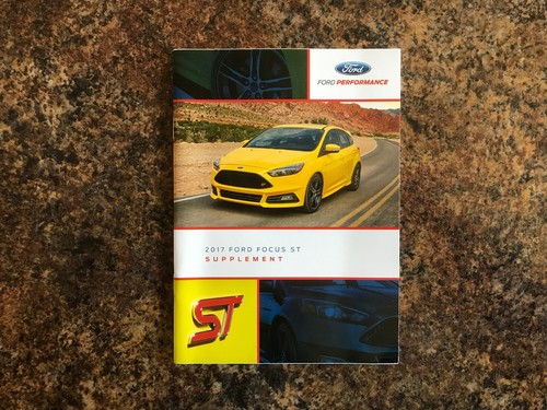 2017 Ford Focus ST Owners Manual w/ Navigation & Case w/ Supplements -#G-H-I-J-K - Picture 3 of 5