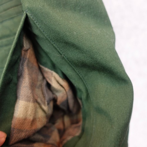 Vintage 90s Fishing Vest Men L Green Insulated Utility Chore LINK Outdoor Heavy - Picture 12 of 17