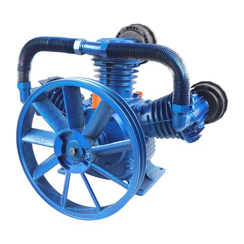 175 PSI 10 HP 7.5KW W Estilo 3 Cilindros Compresor de Aire Bomba Cabezal de Motor Doble Etapa - Imagen 7 de 13