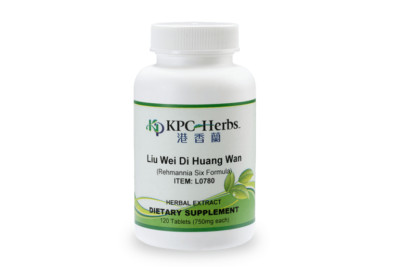 KPC Liu Wei Di Huang Wan L0780 - 120 Tablets