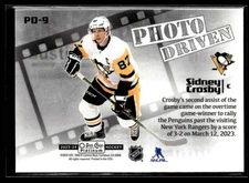 2023-24 O-Pee-Chee Platinum Photo Driven Sidney Crosby #PD-9