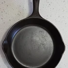Wagner Ware Cast Iron Flat-Bottomed Frying Pan 1056L Sidney -0 #6