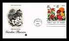 DR JIM STAMPS US COVER LILY ZINNIA GARDEN FLOWERS FIRST DAY ISSUE COMBO