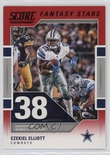 2017 Score Fantasy Stars Red Ezekiel Elliott #10 17xm