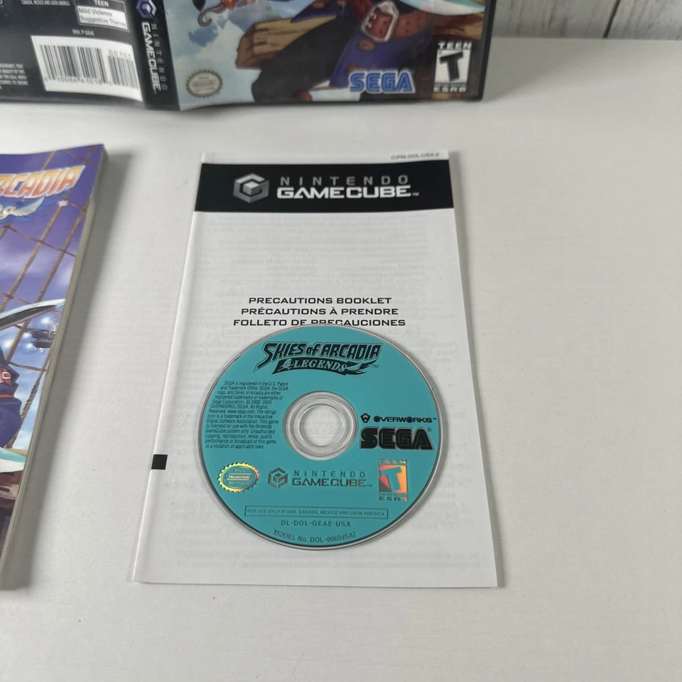 Skies of Arcadia Legends Nintendo GameCube Complete CIB - Image 3 of 4