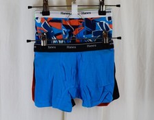 Hanes Boys 6 PACK Originals BoxerBriefs Stretch Underwear Multicolor Size Small