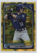 2024 Bowman Sapphire Edition Chrome Prospects Yellow 39/75 Aidan Smith 17hv