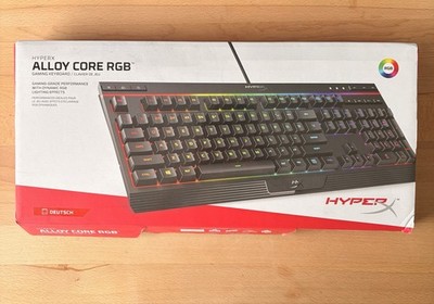 HyperX Alloy Core RGB Gaming Tastatur, Beleuchtet, Deutsch