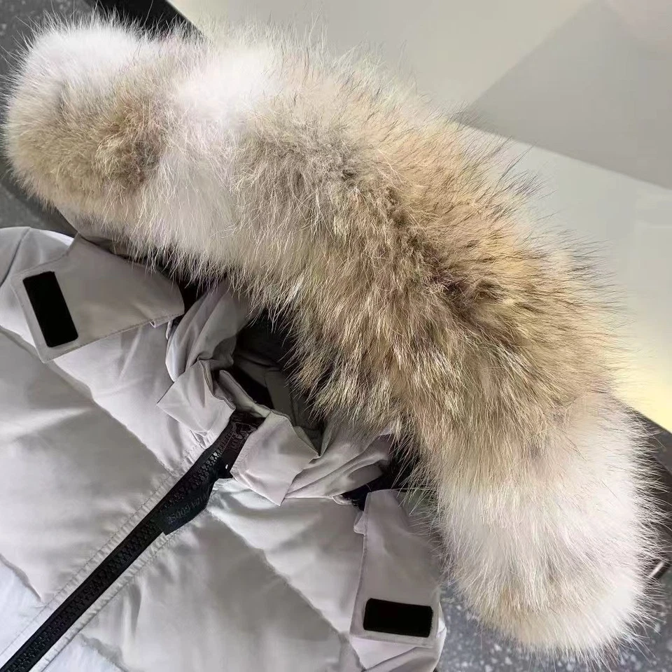 Chaqueta de plumón Canada Goose White Mystique parka 3035L para mujer Foto 4 de 4