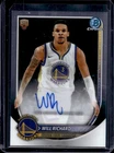 2025-26 Bowman Will Richard Chrome Auto Autograph RC Rookie #BCA-WI Warriors