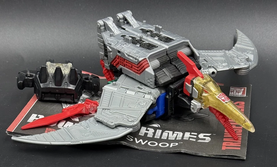 Transformers Power of the Primes Dinobot SWOOP Complete Combiner Wars Deluxe - Image 4 of 4