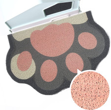 Cute Cat Litter Mat 24  X16  , Litter Box Mat, Litter Trapping Mat, Soft on Kitty