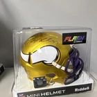 Minnesota Vikings TJ Hockenson Signed Mini Helmet Football Beckett Autographed🔥