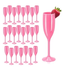 Champagne Flute Acrylic Champagne Glasses Wedding Toasting Champagne Flute Go...