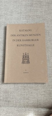 Münzen Bücher Katalog Der Antiken Münzen In Der Hamburger Kunsthalle 1976