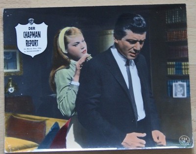 Aushangfoto  Der Chapman Report 25.  Jane Fonda, Efrem Zimbalist Jr.